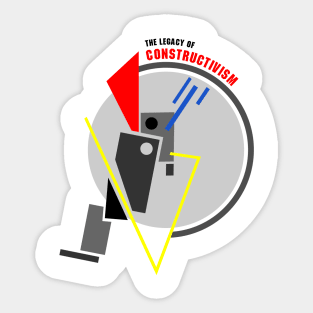 Geometrical constructivism. Sticker